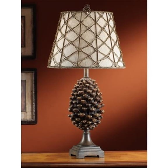 Pine Bluff Table Lamp - Resin Finish - 11in. Height - Elegant Design