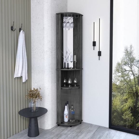 Pine Build - Center Mirror for Style - In Home Entertainment Spot - Adds Elegance