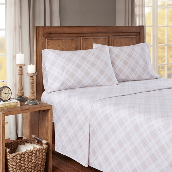 Pine Canopy True North By Sleep Philsophy Cozy Flannel Cotton Flannel Printed Sheet Set