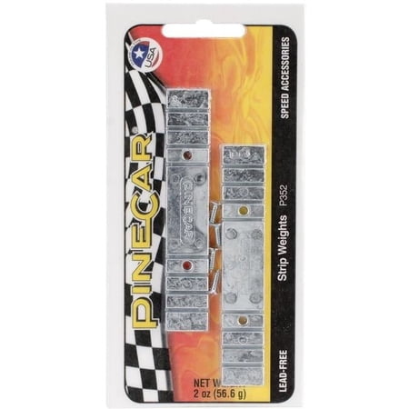 Pine Car Derby Weights 2.3 Ounces-Strip