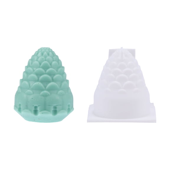 Pine Cone Candle Mould Silicone Candle Mould Cube for Candle Making DIY Scented Candle 2.87"x2.76"x2.76"