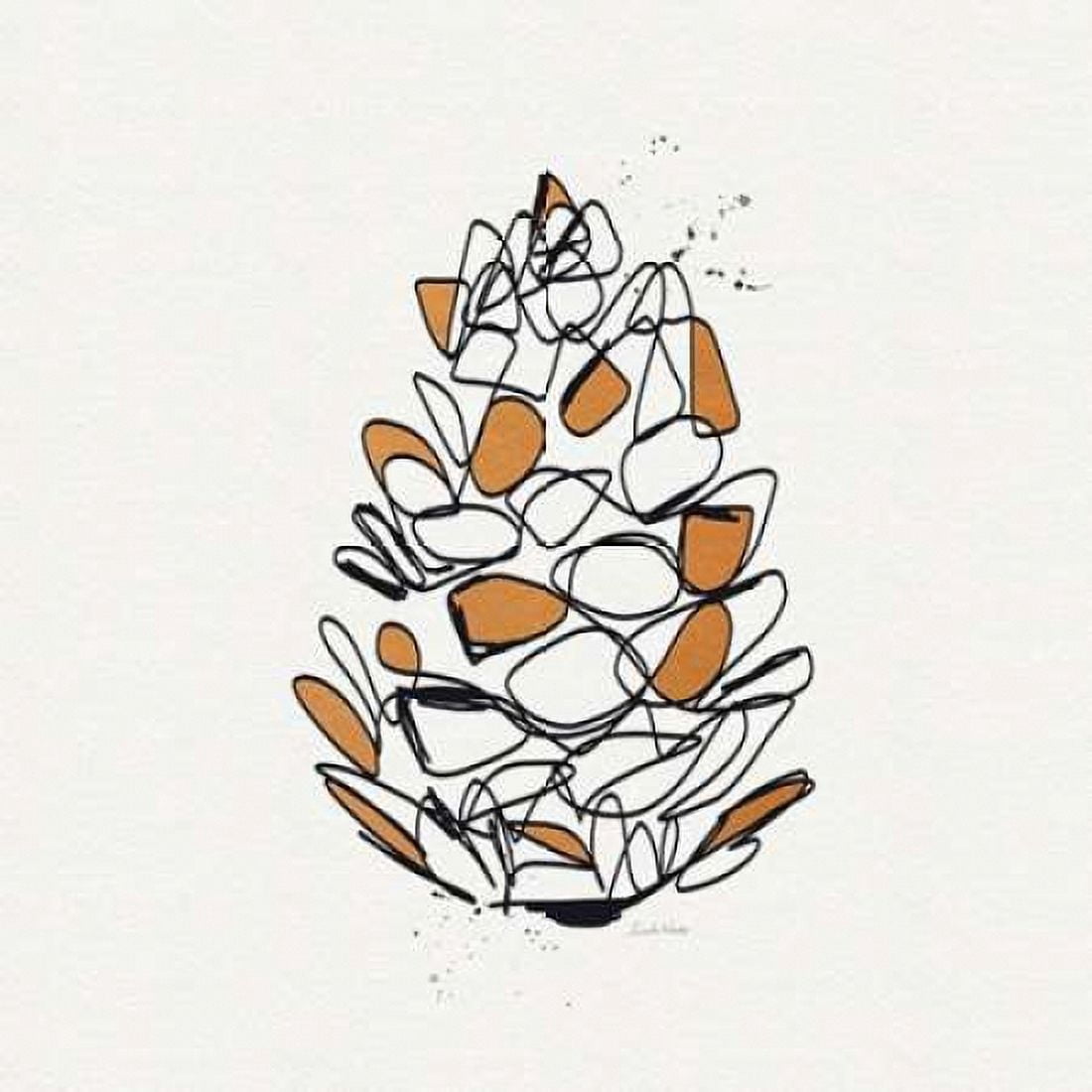Pine Cone Canvas Art - Linda Woods (24 x 24)
