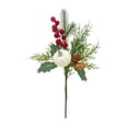 thumbnail image 1 of Pine Cone Red Berry Picks Stems Crafts Branch Christmas Wreath, Holly Artificial Evergreen Branches Tiny Pine Cones Picks Décor Floral Picks for Christmas Flower Wreaths DIY Xmas Gifts, 1 of 8