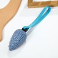thumbnail image 1 of Pine Cone Shape Dog Squeaky Chew Toy Training Cleaning Interactive Tough Dog Toy Puppy Breed Medium Dogs Toy-Blue, 1 of 8