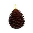 thumbnail image 1 of Pine Cone Shaped Decorative Candle for Home Decor Holiday Table Centerpiece Unique Gift for Parties Events Aromatherapy Relaxation, 1 of 6