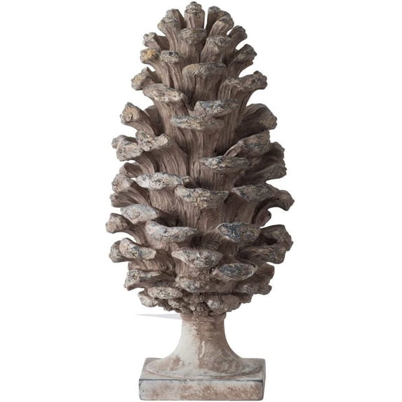 Pine Cone Table Décor - 14"H - Gray