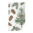 thumbnail image 1 of Pine Cone Trees Hand Towel Bath Towels Face Towels Cotton Absorbent for Home Hotel Spa Swimming Yoga Sports, 1 of 7