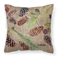 thumbnail image 1 of Pine Cones Fabric Decorative Pillow, 1 of 4