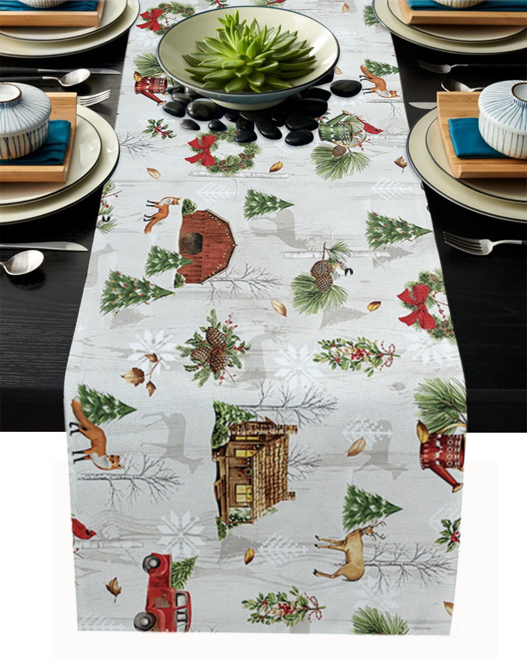 Pine Cs Pine Tree Branches Home Coffee Table TV Counter Luxury