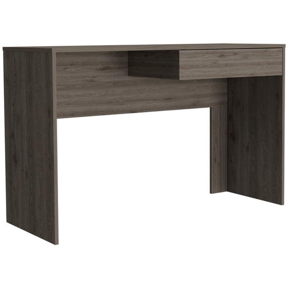 Pine Engineered Wood Rectangular Computer Desk 47.3" Wide Lockable Drawer for Office Hassle - Free Assembly