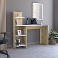 thumbnail image 1 of Pine Four-Shelf Writing Desk | Good for Organizing Documents | Presents a Stylish Appearance, 1 of 4