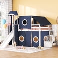 thumbnail image 1 of Pine & MDF Full Loft Bed / Provide Stable & Comfortable Sleeping Area, 1 of 2