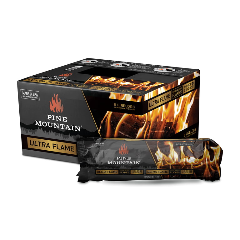 Pine Mountain 501-154-809 501-154-809 Ultra Flame Firelog 6pk
