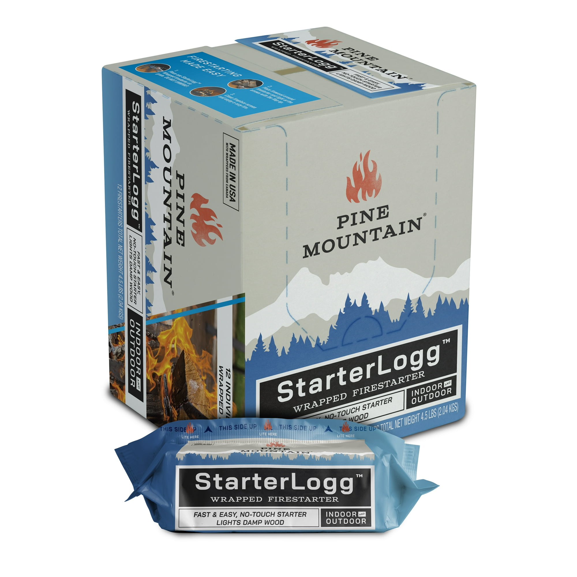 Pine Mountain Extreme Start Wrapped Fire Starters 1 pack - 0.4 lbs -  Walmart.com