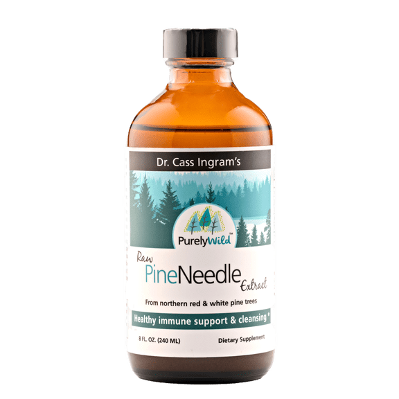 Dr. Cass Ingram's Pine Needle Extract 8 oz | Purely Wild Naturally Sourced, Plant-Based Supplement