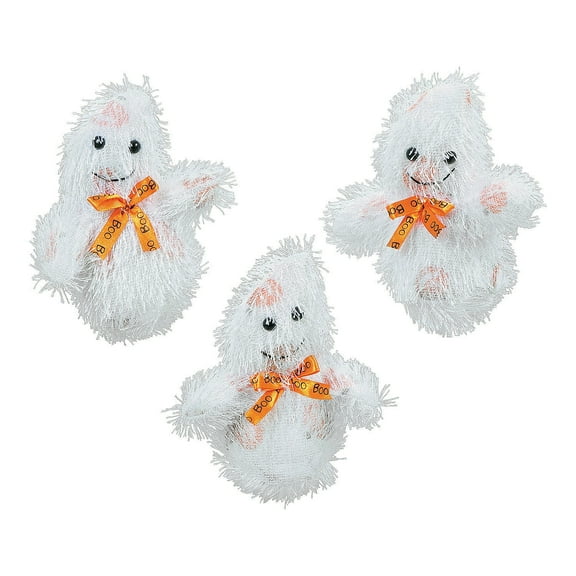Pine Needle Plush Ghost - Party Favors - 12 Pieces