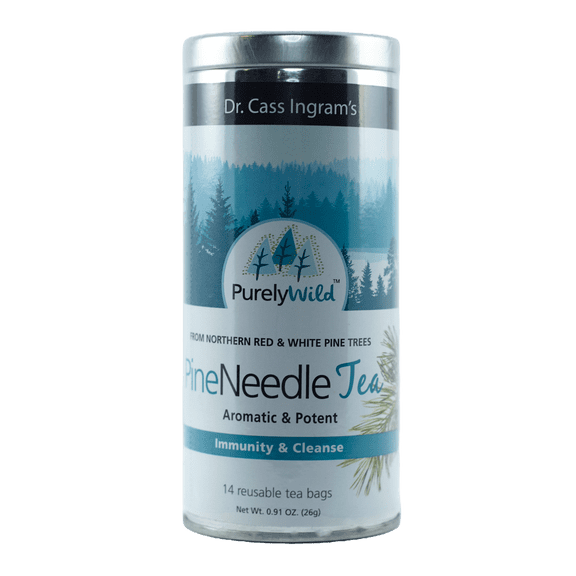 Pine Needle Tea Tin - Immune Support, Vitamin C Rich, Wild Harvested Herbal Tea