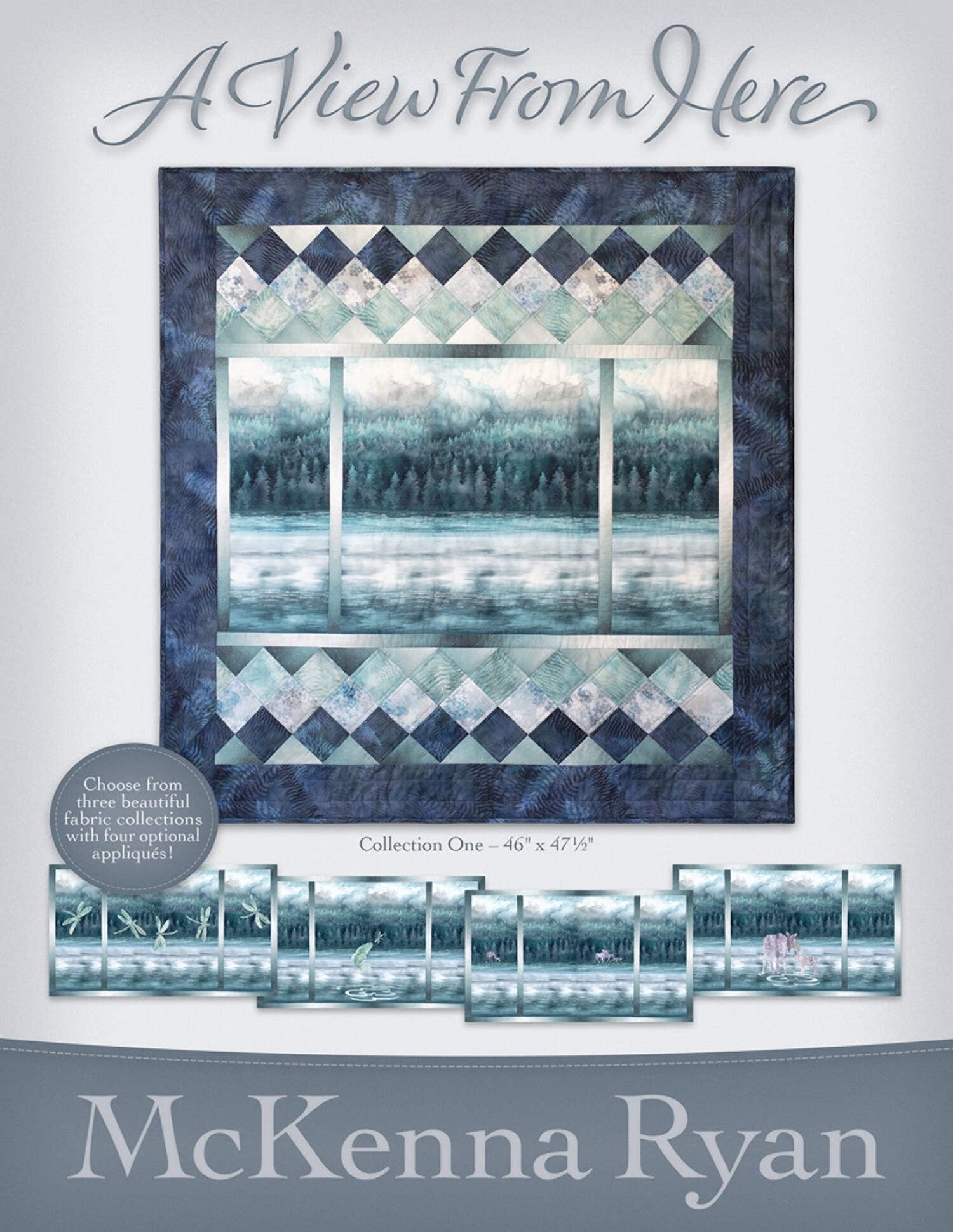 Pine Needles Alejandro Quilt Pattern - Llama Quilt Pattern With Yo-Yo Embellishments