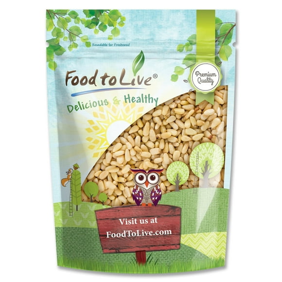 Pine Nuts, 5 Pounds  Non-GMO, Kosher, Vegan, Raw  by Food to Live