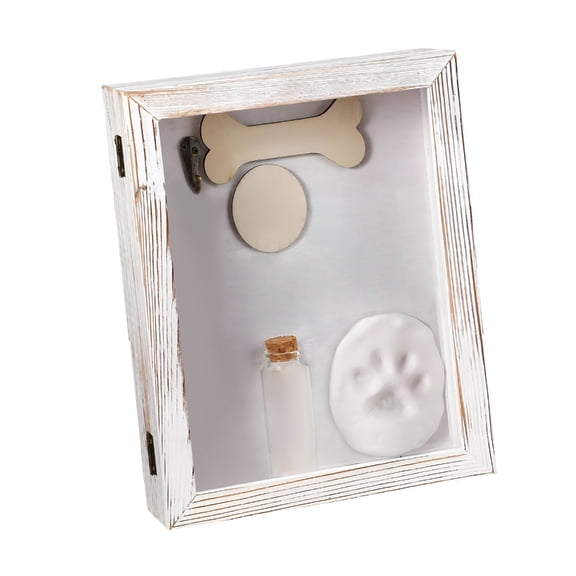 Pine Pet Memory Shade Box Holds Photos Collars Hair Quick Open Close Mechanism