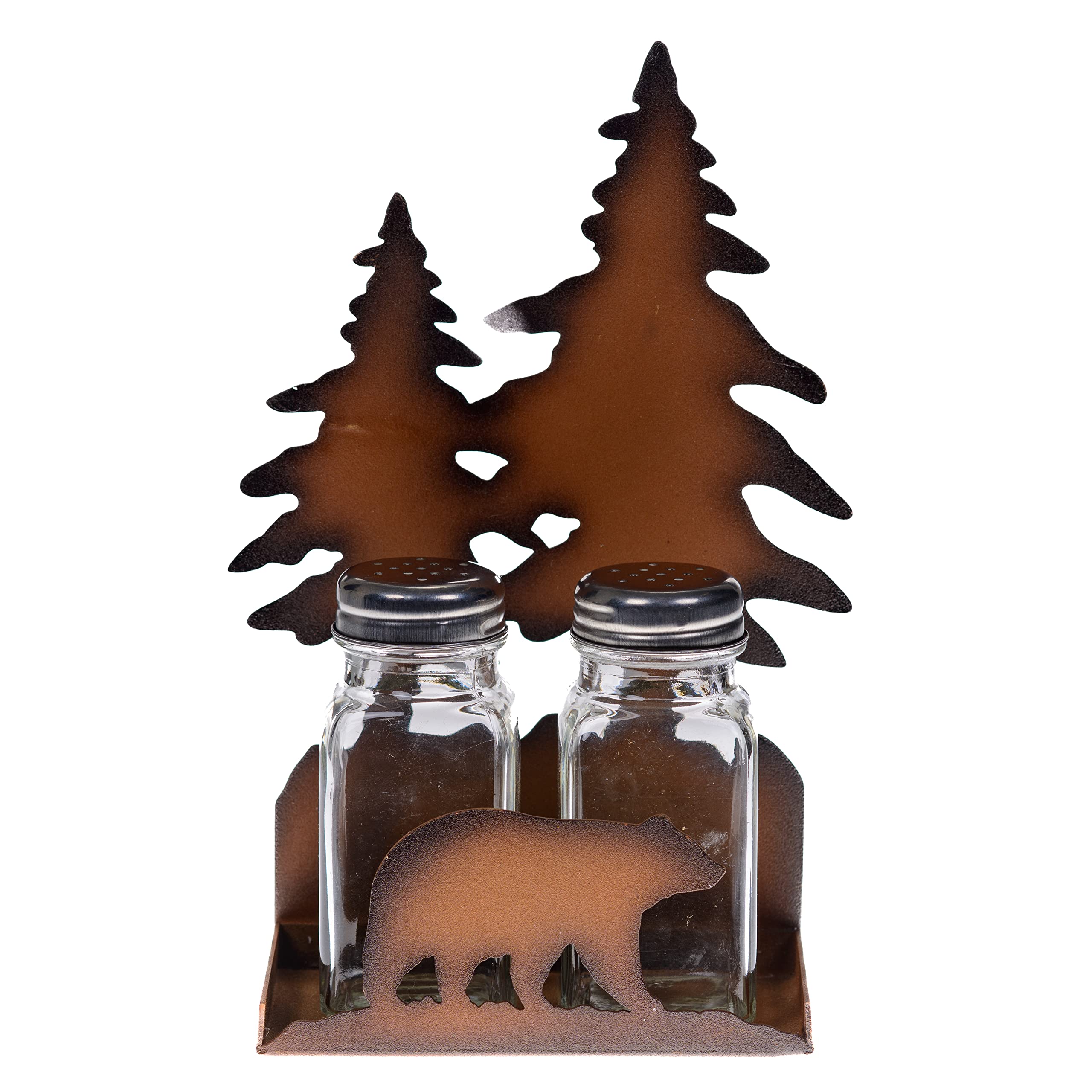 The Bull & Bear Battle Magnetic Salt & Pepper Shakers: Set Calamitato Per Spezie, Design Divertente E Funzionale, Collezione Attractives