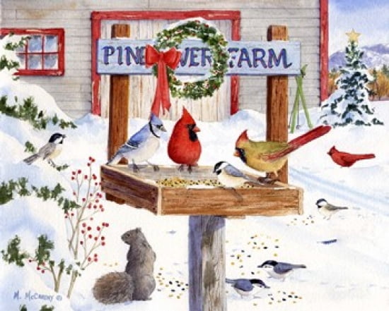 Pine River Farm Canvas Art - Maureen Mccarthy (20 x 16)