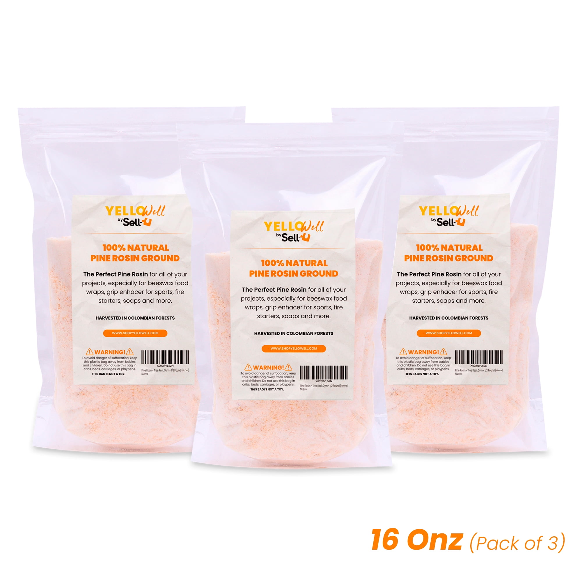  Hive 5 Pine Resin for Beeswax Wraps - 1lb (16oz) Bag - Food  Grade Pine Gum Rosin