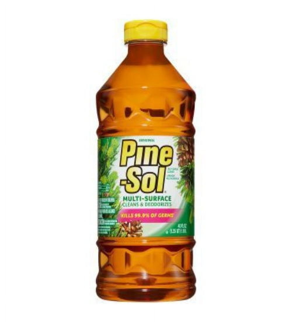 Pine-Sol 40236 Cleaner & Disinfectant, Regular Scent, 60 Oz, Each