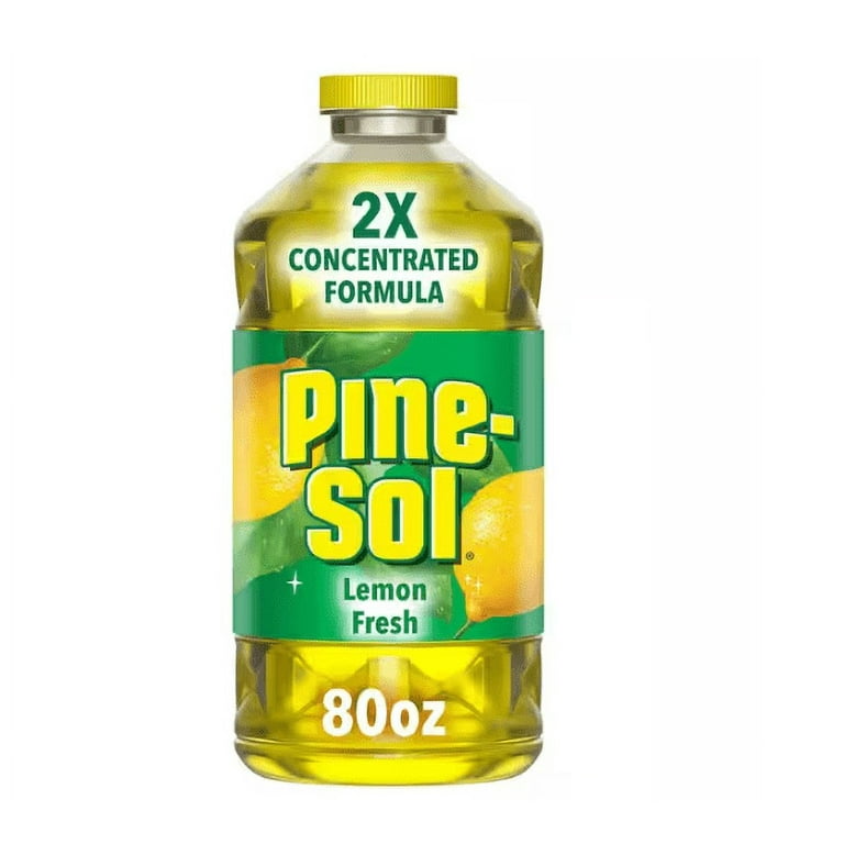 Pine-Sol 80 oz. Lemon Disinfecting All-Purpose Cle Multi-Surface