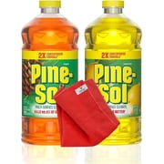 Pine Sol All Purpose Cleaners Multi Surface for Floors Original Pine and Lemon Scent 120 total Oz - 2 PK