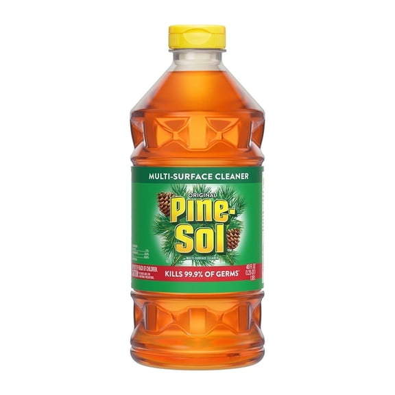 Pine-Sol Multi-Surface Disinfectant Cleaner, Original, 40 fl oz, 2 Pack bottle