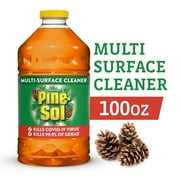 Pine-Sol All Purpose Multi-Surface Disinfectant Cleaner, Original Pine, 100 Ounces