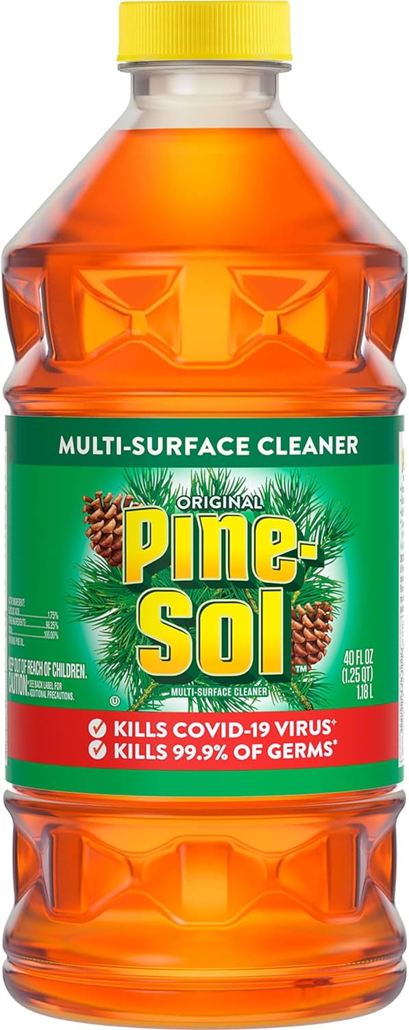 PineSol All Purpose MultiSurface Disinfectant Cleaner, Original Pine, 40 Ounces