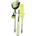 thumbnail image 1 of Pine-Sol Broom & Mop Floor Cleaning Set, 7 Piece Kit with Wall Mount Storage Rack, Green, 1 of 8