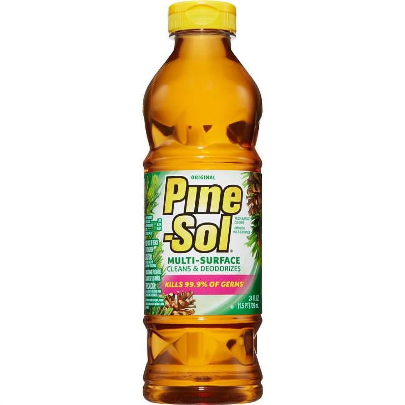 PineSol CLO97326CT 28 oz Disinfectant Deodorizer Amber