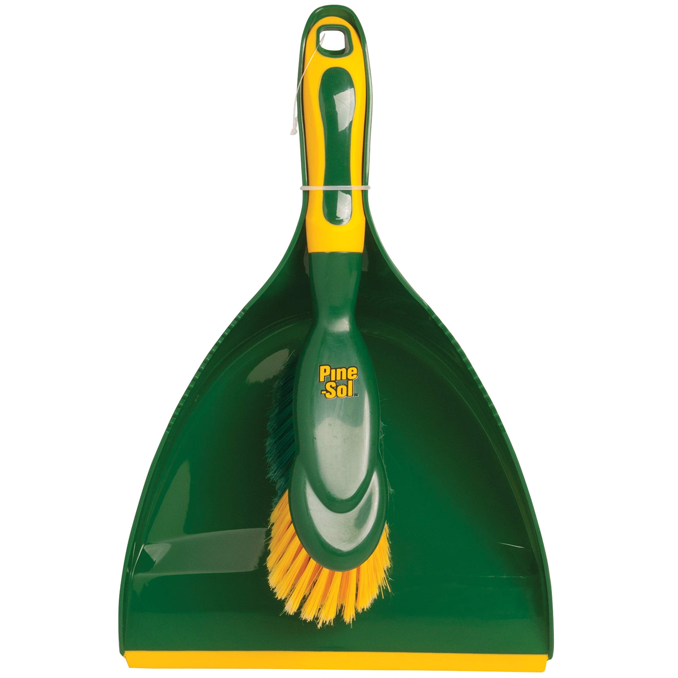 PineSol Dustpan and Brush Set Nesting SnapOn Design Portable