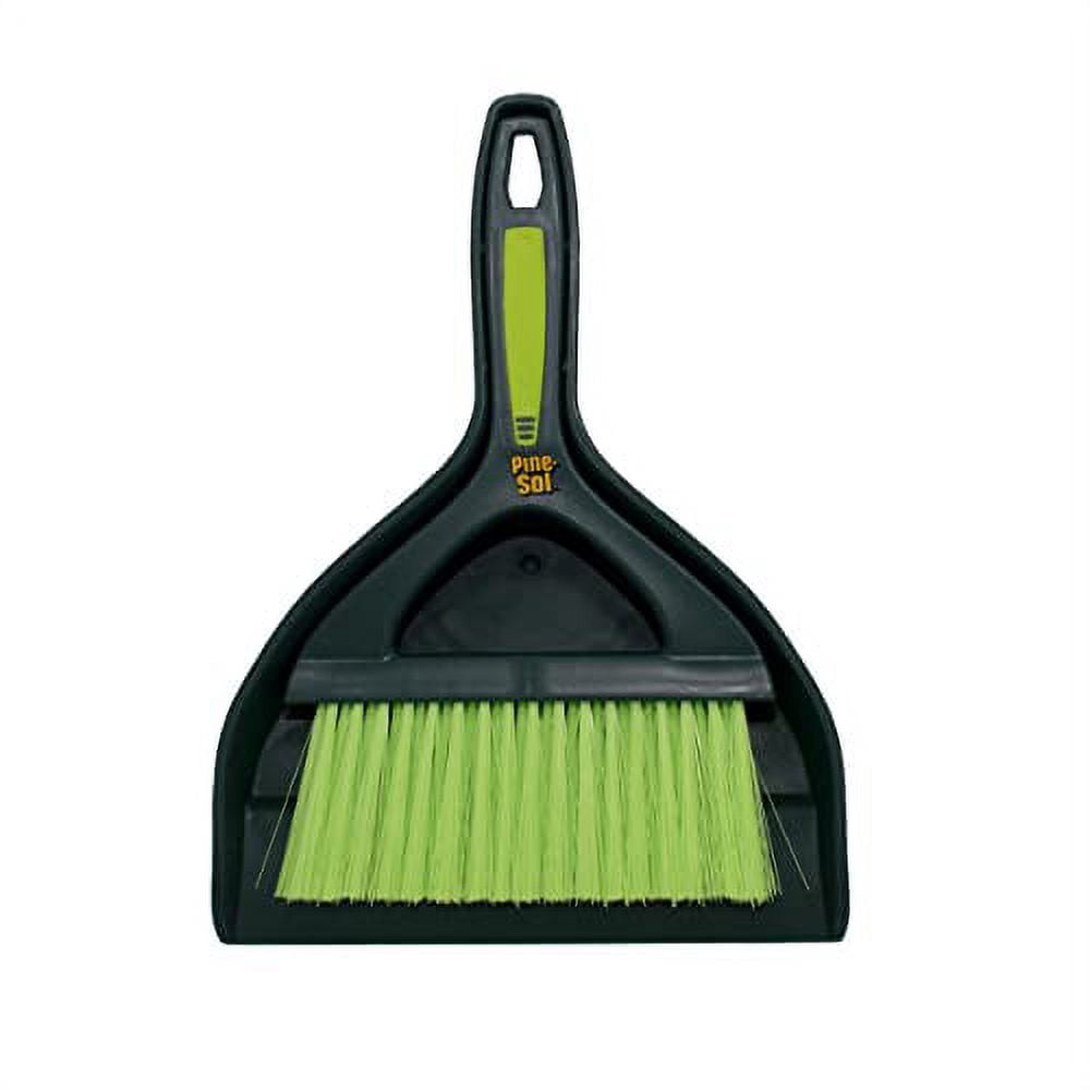 PineSol Mini Dustpan and Brush Set Nesting SnapOn Design Portable