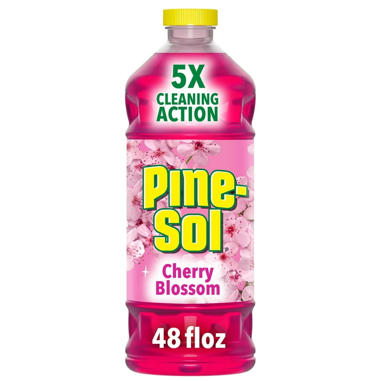 Pine-Sol Multi-Surface Cleaner Cherry Blossom 48 Fl Oz, Cuts