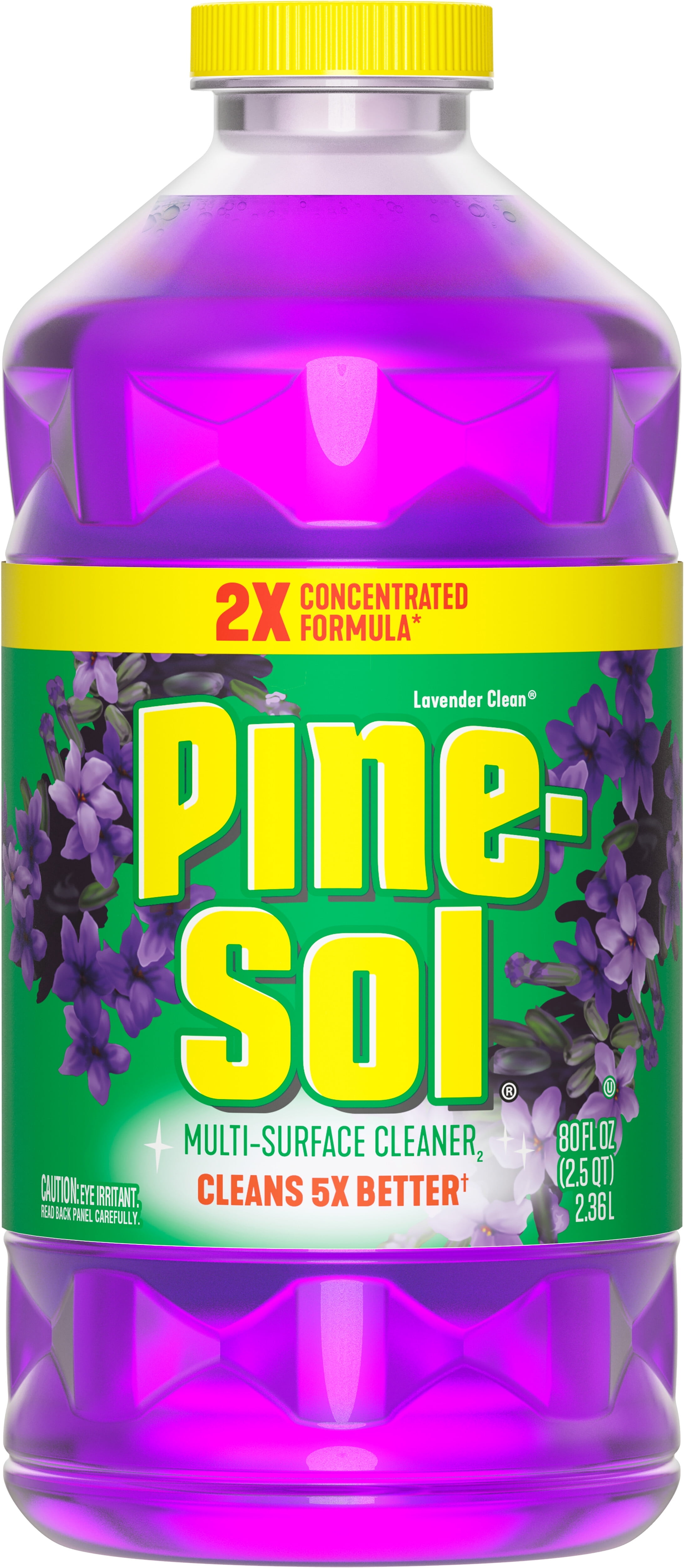 Pine-Sol Multi-Surface Cleaner, Lavender Clean, 80 Fluid Ounces