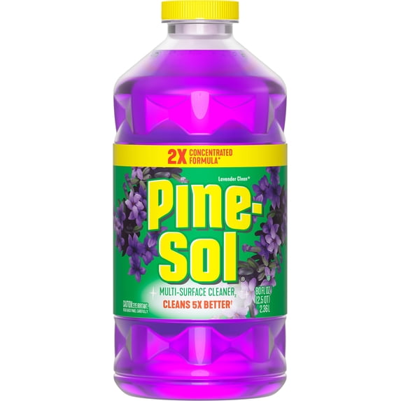 Pine-Sol Multi-Surface Cleaner, Lavender Clean, 80 Fl Oz, Grease ...