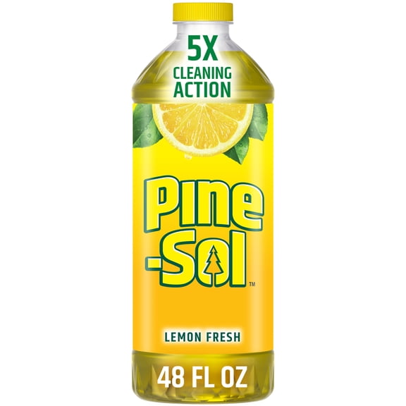Pine-Sol Multi-Surface Cleaner, Lemon Fresh, 48 Fluid Ounces