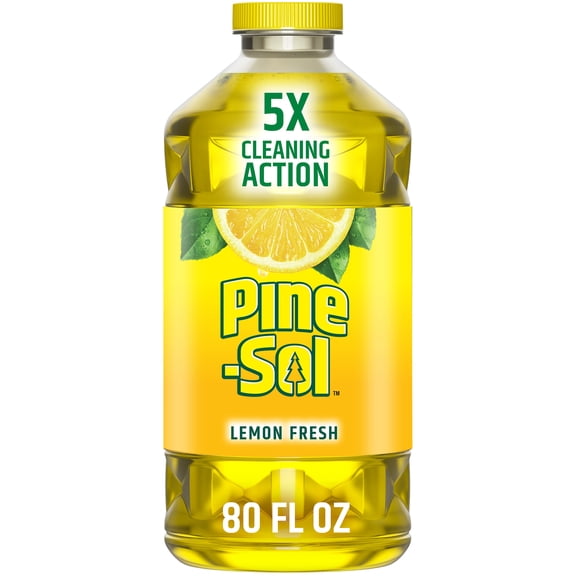 Pine-Sol Multi-Surface Cleaner, Lemon Fresh, 80 Fluid Ounces