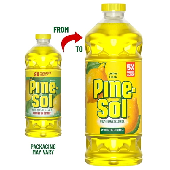 Pine-Sol Multi-Surface Cleaner, Lemon Fresh, 80 Fluid Ounces