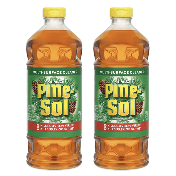 Pine-Sol Multi-Surface Cleaner, Original, 48 fl oz - 2 Pack - Walmart ...