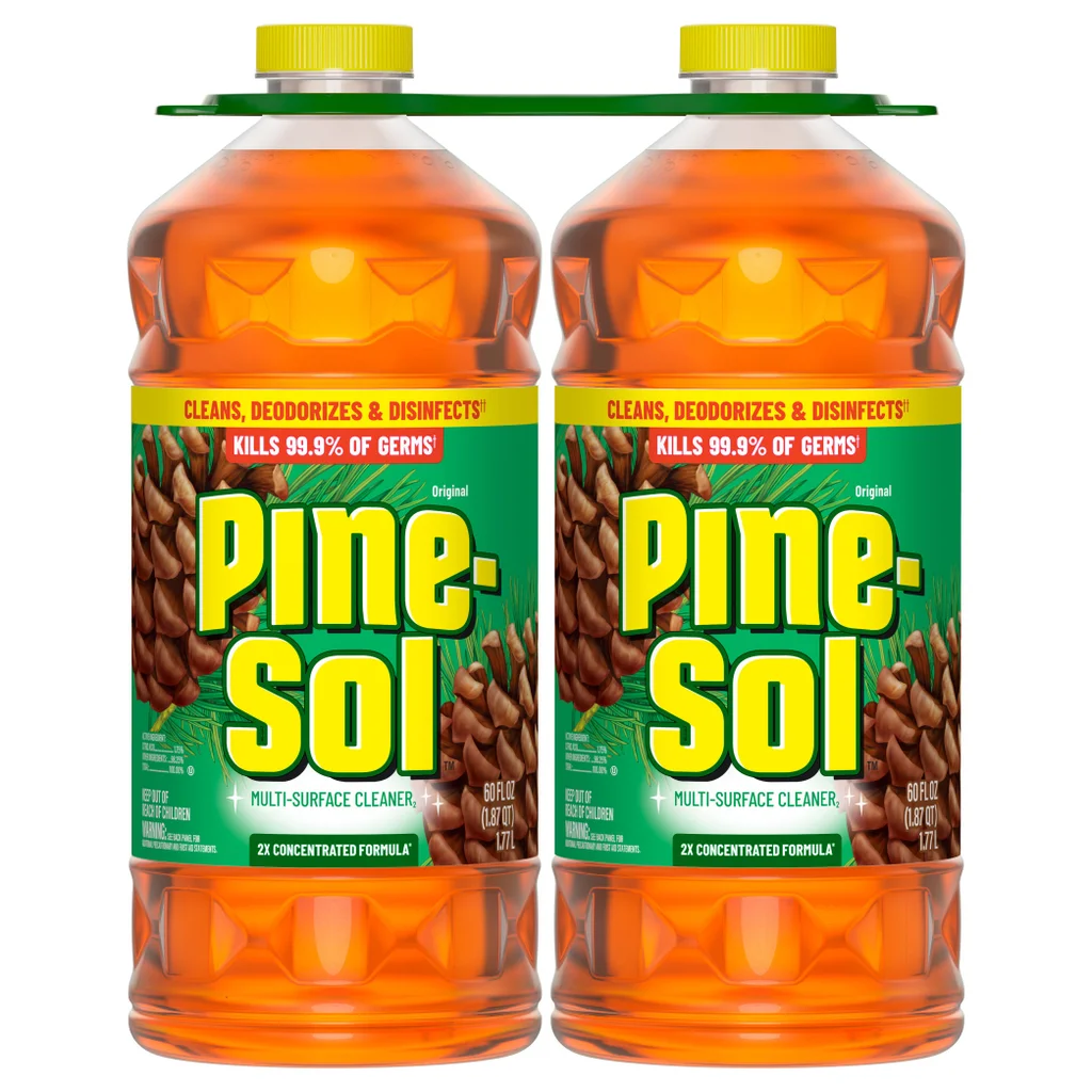 Pine-Sol Multi-Surface Cleaner, Original Scent, 60 fl oz Bottles, 2-Count