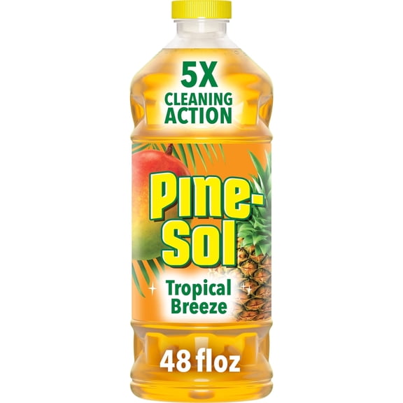 Pine-Sol Multi-Surface Cleaner, Tropical Breeze, 48 Fluid Ounces