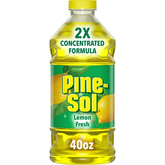 Pine-Sol Multi-Surface Floor Cleaner, Lemon, 40 Fluid Ounces (Pack of 3)