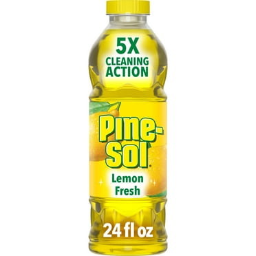 Pine-Sol Multi-Surface Floor Cleaner, Lemon Fresh, 24 Fluid Ounces
