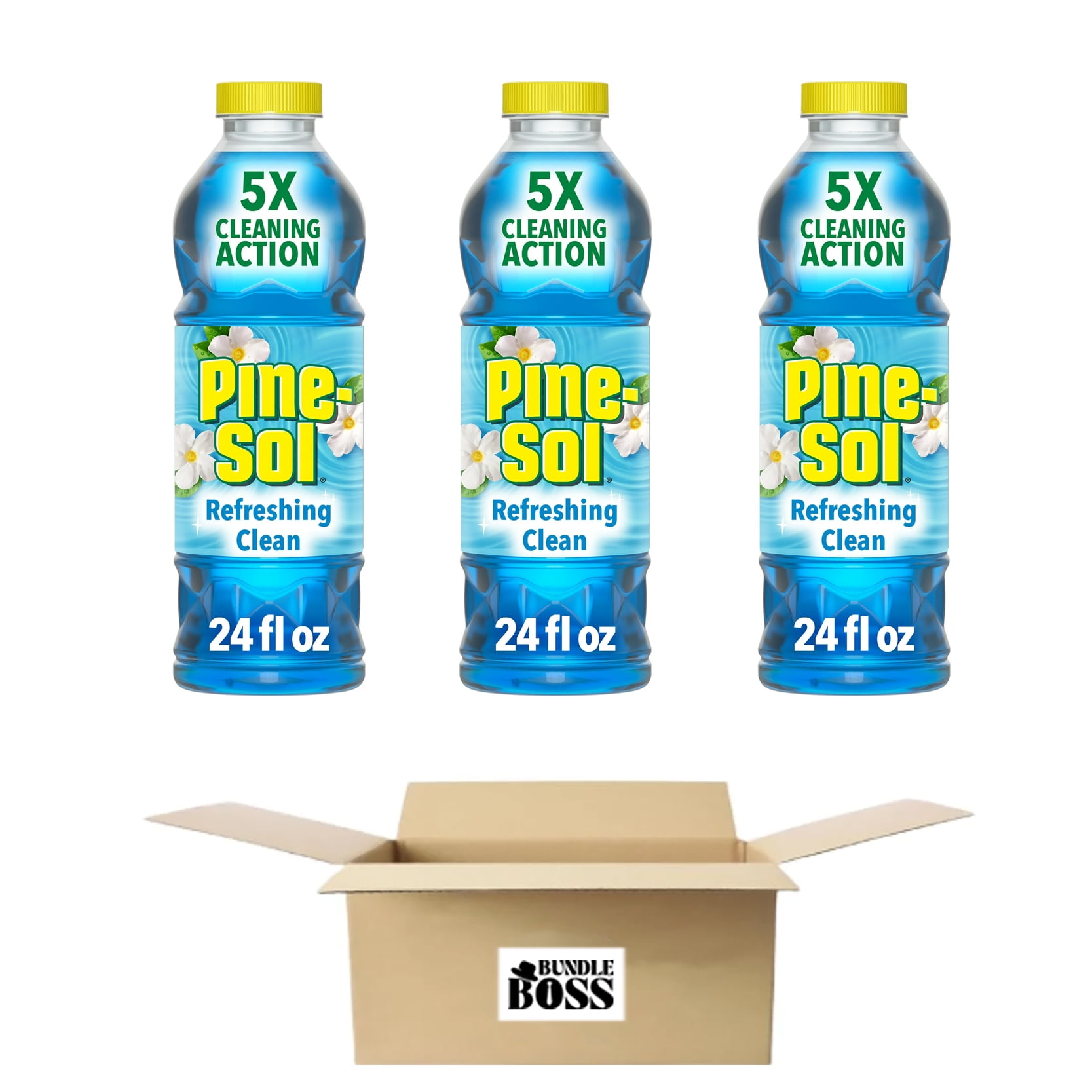 Pine-Sol Multi-Surface Floor Cleaner, Refreshing Clean, 24 Fluid Ounces