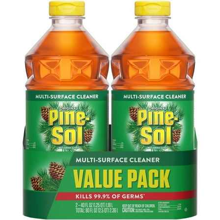 Pine-Sol Multi-Surface Original Cleaner & Deodorizer, 80 Fl. Oz. (2 Pack)